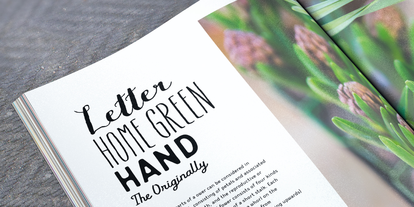 Flowy Condense Freehand Font preview